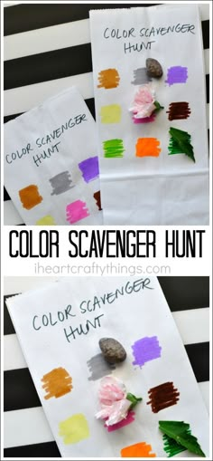 the color scavenger hunt for kids