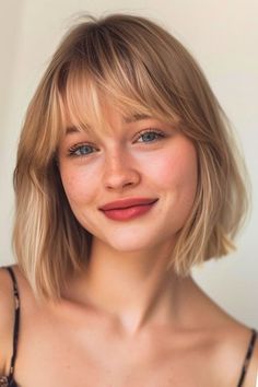 Hair With Bangs, Long Hair With Bangs, Hairstyles For Short Hair, Short Hair With Bangs, Medium Hair Cuts, Short Bob Hairstyles, Hairstyles With Bangs