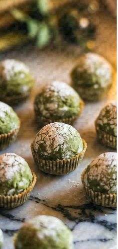 A photo of a  Matcha Green Tea Energy Bites a Healthy Dessert Recipes