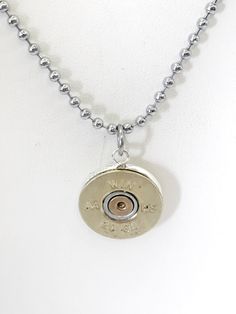 This necklace would make a great graduation or Father's Day gift. The pendant is a cut 20g shotgun shell head on a 24 inch stainless steel ball chain. The pendant is also available for individual purchase if you have another chain on which you would like to wear it. Each necklace comes boxed and ready to give as a gift. This jewelry item has small parts and is not intended for anyone under the age of 14. To see the latest items and specials, follow me on Facebook, Instagram, and Pinterest. Faceb Shotgun Shell Jewelry, Mustard Seed Jewelry, Bullet Necklace, Faith Jewelry, Shooting Sports, Shotgun Shell, Jewelry Mens, Shell Necklace, Shell Jewelry