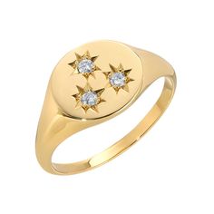 Push Present Jewelry, Compass Ring, Wishlist 2024, Three Star, Special Ring, Signet Rings, Grey Diamond, Aqua Marine, Starling