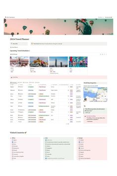 Travel Planner - Notion Template - The PLR Library Library Notion, Notion Travel Planner, Notion Templates For Students, Free Notion Templates, Easter Gender Reveal, Notion Ideas, Student Dashboard, Travel Planner Template, Etsy Planner