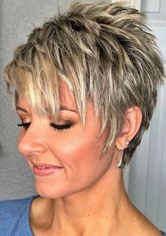 How To Style Spiky Pixie Haircut, Short Choppy Pixie Haircut, Pixie Hair Styles For Women, Shaggy Pixie Cuts For Fine Hair, White Hair Styling, Sassy Pixie Haircut Over 50, Sharalee Hair, Short Hair Styles Pixie Over 50, Spikey Pixie Cuts