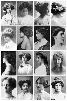 Imagine having one of these....Edwardian Hairstyles 1910 Hairstyles, Edwardian Hair, Historical Hairstyles, Edwardian Hairstyles, Women With Long Hair, Victorian Hairstyles, 1900s Fashion, Gibson Girl, Music Man