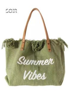 Embrace the essence of summer with our Summer Vibes Tote Handbag Purse! This oversized handbag purse is the epitome of effortless style, designed to accompany you on all your sunny adventures. Crafted with premium, lightweight materials, it's spacious enough to hold all your essentials and then some, making it perfect for beach days, picnics, or poolside lounging. The vibrant, summery colors and breezy design exude laid-back vibes, while the sturdy construction ensures durability for seasons to Tote Beach Bag, Handbags Large, Embroidered Tote Bag, Embroidered Tote, Summer Tote, Sac Week End, Oversized Tote, Woven Tote Bag, Cute Tote Bags