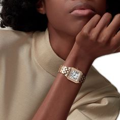 Cartier Watches Women, Swiss Luxury Watches, Swiss Luxury, Cartier Panthere, Bracelet Love, Womens Watches Luxury, Cartier Watch, Rose Gold Watches, Rose Gold Case