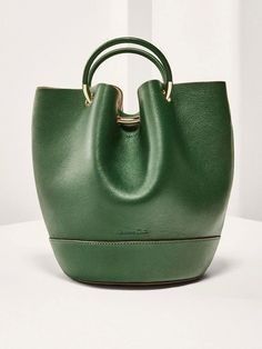 Bags Online Shopping, Green Handbag, Authentic Designer Handbags, Hermes Handbags, Cute Purses, Leather Bucket Bag, Coach Bag, Satchel Handbags