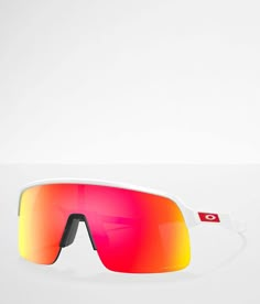 Oakley Sutro Lite Prizm™ Sunglasses - White , Men's White Lightweight O Matterâ¢ frame sunglasses Prizmâ¢ ruby lenses High wrap shield protects from the elements 100% UV protection Hard shell case included. All Oakley eyewear is warranted against breakage due to material or workmanship defect for two years from the date of purchase with a valid Proof of purchase. Oakleyâs warranty program does not cover scratched lenses. Additionally, any alterations of Oakley products (i.e. sunglasses fit w Outdoor Shield Sunglasses With Tinted Lenses In Optic White, Outdoor Shield Sunglasses With Tinted Lenses, Outdoor Optic White Shield Sunglasses With Tinted Lenses, Outdoor White Shield Sunglasses With Tinted Lenses, Outdoor Optic White Sunglasses With Gradient Lenses, Optic White Sunglasses With Gradient Lenses For Outdoor, Modern Optic White Sunglasses For Outdoor, Modern Red Sunglasses For Outdoor Activities, Modern Optic White Shield Sunglasses With Uva Protection