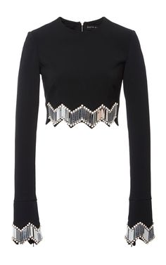 Zig Zag Embellished Long Sleeve Top by DAVID KOMA for Preorder on Moda Operandi वेस्टर्न ड्रेस, Cucculelli Shaheen, Outfits Indian, Diy Vetement, Elegant Blouse Designs, Unique Blouse Designs, Saree Blouse Designs Latest, Stylish Blouse Design, Trendy Fashion Tops