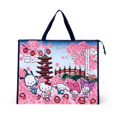 Sanrio Characters Souvenir Bag Extra Large is released in Japan Today~! Japanese-style goods that are perfect as small gifts or souvenirs☆Characters dressed up in kimonos strolling together★ It can hold a lot of luggage and has a zipper that makes it convenient for both travel and everyday use♪ Size: Approx. width 51 x depth 24 x height 40 cm (excluding handles and zipper)Handle length: approx. 44 cm Material: PP Detail: ●Zipper closure●Load capacity: Approx. 10kg Photo credit: Sanrio Japan Harajuku Pouch Bag As Gift, Harajuku Style Pouch Bag Perfect For Gifts, Harajuku Style Pouch Bag For Gift, Harajuku Style Pouch Bag As Gift, Harajuku Style Tote Bag As Gift, Harajuku Style Tote Bag For Gifts, Kawaii Multicolor Bags As Gifts, Kawaii Gift Bag For Gift, Kawaii Gift Bag