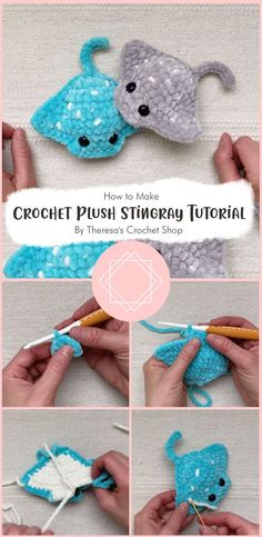 how to make crochet plush stuffed animal