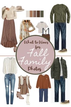 what to wear for fall family photos