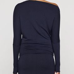 The Cindy Top
 – Bleusalt Chic Fitted Long Sleeve Top, Chic Off-shoulder Knit Top, Elegant Stretch Off-shoulder Top With Foldover, Chic Fitted Long Sleeve Top For Loungewear, Chic Stretch Knit Top For Loungewear, Chic Stretch Off-shoulder Knit Top, Chic Stretch Off-shoulder Top For Night Out, Fitted Off-shoulder Top For Night Out, Chic Stretch Off-shoulder Top For Date Night