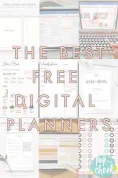 the best free digital planner's for every type of person in your life or business