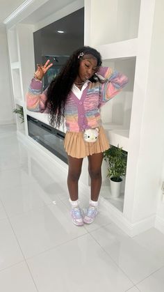 Role Model Day Spirit Week, Skirt With Leggings Outfit Winter, Birthday Outfit Colorful, White Uniform Outfit, Powerhouse Outfit Ideas, Babydoll Shoes Outfit, Teen Birthday Outfit Ideas, Shein Fall Outfits Baddie