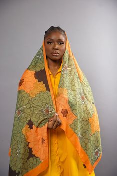 Women scarf One Size Multicolor Dupatta, Multicolor One Size Fits All Dupatta, Orange One Size Scarves, Multicolor Shawl-style Headscarf, Silk Scarf With Floral Print, Bohemian Sheer Dupatta Shawl, Vintage Shawl Scarf, Vintage Multicolor Dupatta, Multicolor Vintage Dupatta