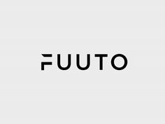 the word futo written in black on a white background