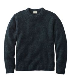 While many competitors use lesser-quality blends, our yarns are always the real deal. These are authentic ragg wool sweaters, knit from exceptionally soft, premium lambswool. Traditional Fit: Relaxed through the chest, sleeve and waist. 100% premium lambswool. Jersey-stitch knit. Handwash, dry flat. Midweight knit was specially chosen for substantial warmth without extra bulk. Rib-knit trim at cuffs, collar and hem. Imported. Mens Embroidered Sweatshirt, Men’s Fall Sweaters, Mens Sweater Outfits, Men’s Winter Sweater, Men’s Wool Sweater, Goth Sweater, Men’s Fisherman Sweater, Olive Sweater, Mens Sweaters L.l.bean