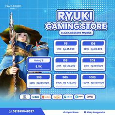 an advertisement for the game's mobile gaming store