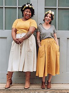 Sew Liberated - Estuary Skirt - Sizes 0-30 > Sew Liberated > Fabric Mart Sew Liberated, Plus Size Sewing Patterns, Plus Size Sewing, Effortless Outfit, Beginner Sewing Projects Easy, Skirt Patterns Sewing, Sewing Skirts, Sewing Projects For Beginners, Sewing For Beginners