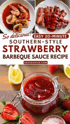 Strawberry Barbecue Sauce Recipe Fruit Bbq Sauce Recipe, Strawberry Bbq Sauce Recipes, Strawberry Barbecue Sauce, Strawberry Red Wine Bbq Sauce, Peach Barbecue Sauce Recipe, Rhubarb Barbecue Sauce, Sweet And Spicy Barbecue Sauce Recipe, Strawberry Bbq Sauce, Barbeque Sauce Recipe