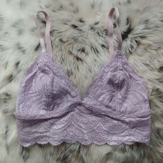 Lovely Lavender Allover Sheer Lace Adjustable Straps Bundle 3 Items And Get 30% Off The More You Bundle, The More You Save!! New To Poshmark!!?? Please Use The Code Below To Save $10 Eryn_ray Feminine Purple Bra, Fitted Lavender Bra For Spring, Feminine Fitted Lavender Bra, Spring Purple Lace Bra, Lavender Feminine Bra, Green Bralette, Strappy Bralette, Cotton Bras, Lovely Lavender