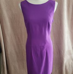 Purple Above Knee Dress With Tags. Great For Easter. Purple Lined Midi Length Dresses, Purple Stretch Sheath Dress, Purple Fitted Mini Dress With Lining, Fitted Purple Lined Mini Dress, Fitted Purple Mini Dress Lined, Fitted Purple Mini Dress With Lining, Chic Fitted Purple Sleeveless Dress, Chic Purple Fitted Sleeveless Dress, Purple Fitted A-line Midi Dress