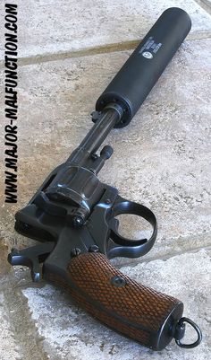 Russian Nagant Revolver w/silencer Fire Powers, Bushcraft