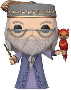 the wizard with an owl on his hand is holding a wand and wearing glasses, while he