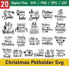 christmas svg and png bundle