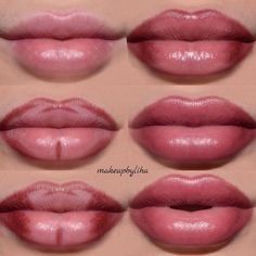 Busted Lip Makeup, Valentines Makeup Looks Simple, Cute Makeup Looks Natural, Makeup Bibir, Full Lips Makeup, Contouring Makeup, Lip Makeup Tutorial, Lip Combo, Face Makeup Tips