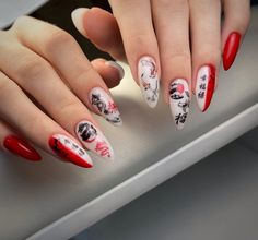 Nails Asian, Unghie Nail Art, Stamping Nail Art, Disney Nails, Foil Nails