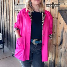 Pink Lady Blazer Sequin Pant, Nfr Fashion, Boutique Fashion, Ladies Blazer, Stylish Blazer, Western Wear For Women, Rodeo Fashion, Cowgirl Outfits, Cow Girl