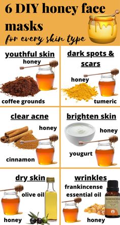 Diy Honey Face Mask, Clear Skin Face Mask, Honey Face Mask, Honey Diy, Clear Skin Face, Honey Face, Resep Diet