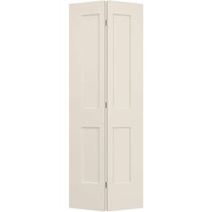 an open white door on a white background