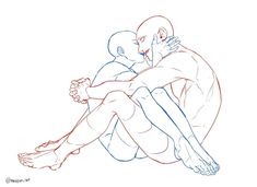 Couple Poses Drawing, Couple Poses Reference, Body Reference Drawing, 캐릭터 드로잉, Figure Drawing Reference, Dessin Adorable, Art Poses, Art Tutorials Drawing, Anime Poses Reference