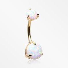 Material: 14 Karat Solid Gold Size: 14 GA (1.6mm), 3/8" (10mm) Gorgeous White Fire Opal Gems in a 14 Karat Gold Prong Set Length: 0.9 inch (24mm) Width: 0.3 inch (8mm) Suitable for Ear Piercings (Cartilage, Conch, Daith, Helix, Orbital, Pinna, Rook, Snug, Tragus) Facial Piercings (Eyebrow) Septum Piercings Oral Piercings (Smiley) It is always recommended to know your exact piercing size to ensure fitment, safety, and comfort. Please consult your local piercer if you are unaware of your size.*Thi Opal Belly Ring, Belly Button Piercing Jewelry, Gold Belly Ring, Ear Piercings Cartilage, Dangle Belly Rings, Belly Button Ring, Button Ring, Belly Ring, Gold Sparkle