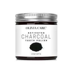 Activated Charcoal Tooth Polish Whitening Powder Original - 2oz Tooth Polish, Teeth Whitening At Home, Teeth Polishing, Teeth Whitening Homemade, Strengthen Teeth, Tooth Powder, Best Teeth Whitening, Natural Teeth Whitening, Oral Health Care