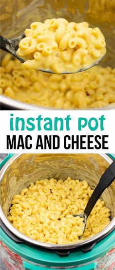 instant pot macaroni and cheese is in the process of being cooked