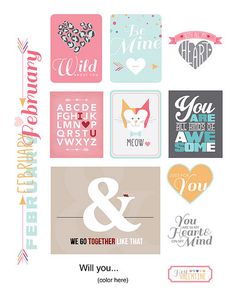 a bunch of different types of stickers on a white background with the words, phrases and