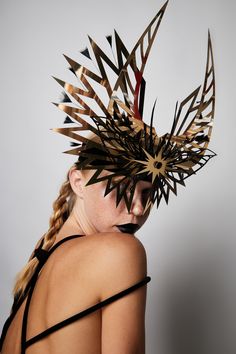 This Avant-Garde gold black Madonna crown is a contemporary masterpiece, infusing the iconic silhouette with a modern, geometric twist. A bold statement for performers or fashion-forward individuals, this Metallic sunburst tiara captures the essence of avant-garde fashion. Its sculptural, spiked design makes it a showstopper for any theatrical production or high-concept fashion show. Dare to be different and embrace your edgy side with this unique, handcrafted headpiece. Ideal For: New Year look Gothic Hair Accessories, Elegance Hair, Black Madonna, New Years Look, Gothic Hairstyles, Dark Elegance, Dare To Be Different, Fantasy Costumes, Avant Garde Fashion