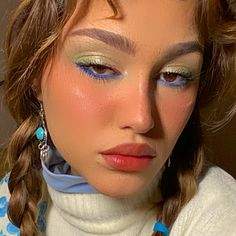 Makeup Looks Ideas, 2021 Makeup, Funky Makeup, 20 Makeup, Makeup Cute, Prom Look, Barbie Makeup