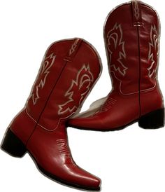 Red cowgirl boots aesthetic Cowgirl Boots Aesthetic, Boots Aesthetic, Red Cowgirl Boots, Cowgirl Boots, Boots, Red