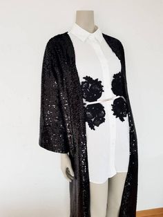 Check out this item in my Etsy shop https://www.etsy.com/listing/795110383/long-sequins-kimono-velvet-kimono Summer Party Abaya With Long Sleeves, Summer Long Sleeve Party Abaya, Summer Party Long Sleeve Abaya, Spring Long Sleeve Kimono For Night Out, Elegant Abaya With Sequins For Party, Elegant Sequined Abaya For Party, Open Front Robe For Spring Party, Spring Party Robe With Open Front, Spring Open Front Party Robe