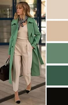 Jw Outfits, Mode Mantel, Colour Combinations Fashion, Color Combos Outfit, Color Blocking Outfits, Color Combinations For Clothes, Color Trends Fashion, Soft Autumn, Stylish Work Outfits