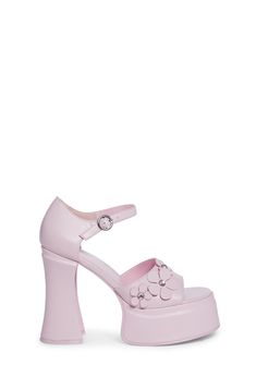 base Feminine Platform Sandals With Round Toe, Feminine Round Toe Platform Sandals, Feminine Open Toe Platform Heels, Japanese Style Clothing, Flower Pedals, Dolls Kill Shoes, Sugar Thrillz, Chunky Heels Boots, Fashion Portfolio