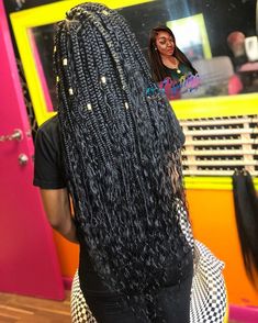 Wet&Wavy MESSY GODDESS BOX BRAIDS ..... 🔥🔥🔥😍😍😍Hair Done by @cynthe_braidslayer #NaturalStyles #lemonadebraids #feedinbraids  #miamibraids… Dutch Boxer Braids, Hair Styles For Kids, Mini Braids, Goddess Box Braids, New Natural Hairstyles, Styles For Kids, Blonde Box Braids, Natural Braids, Long Box Braids