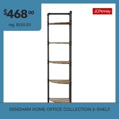 a wooden shelf with three shelves on it for $ 48 98 or reg $ 240 00