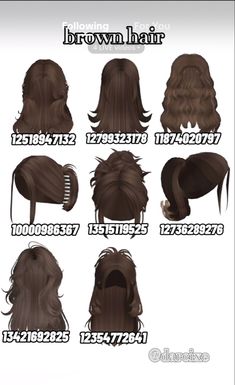 Codes For Bloxburg Hair, Brown Hair Brookhaven Codes, Codes For Berry Ave Hair Brown, Brookhaven Id Codes Hair Brown, Hair Codes Berry Ave Brown, Brookhaven Outfit Codes Hair Brown, Brook Haven Id Codes Hair