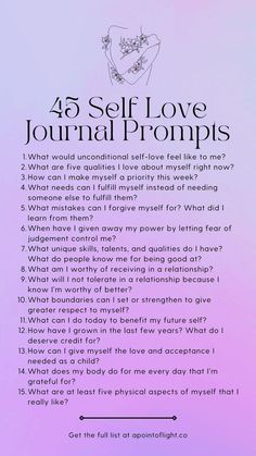 45 self love journal prompts Self Love Journal Prompts, Love Journal Prompts, Printable Gratitude Journal, Benefits Of Journaling, Self Love Journal, Feel Better About Yourself